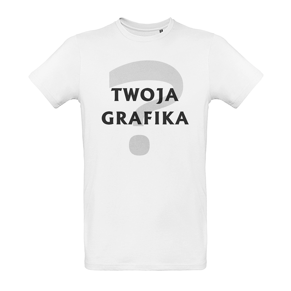 Koszulka męska 175g z nadrukiem DTG – 100% Bawełna Organiczna Inspire T Plus